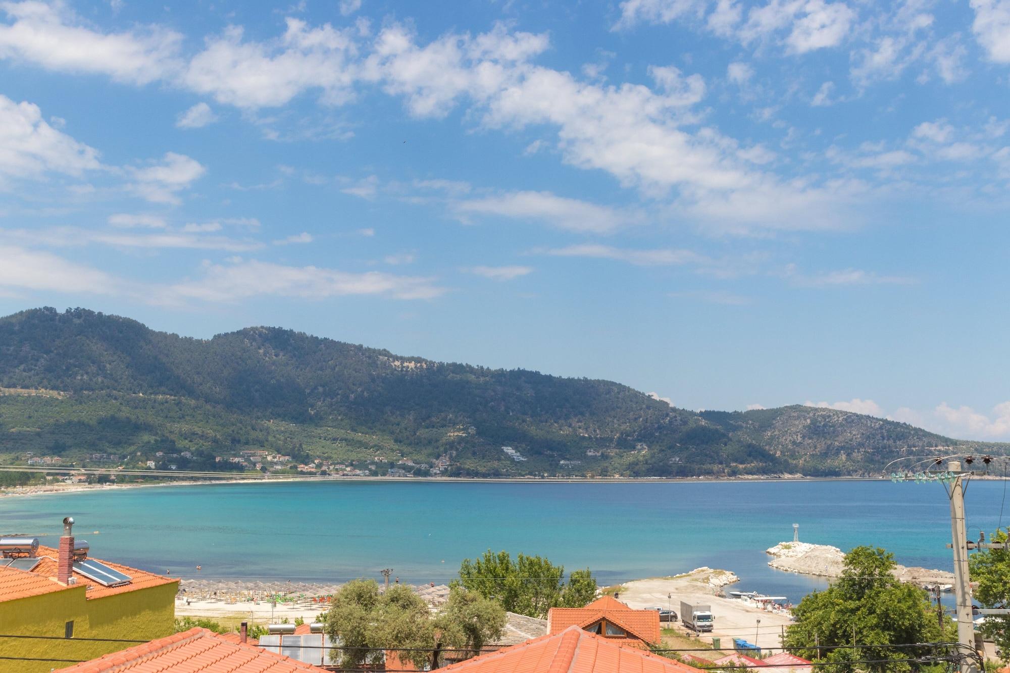 Ntinas Villa With Sea View Skala Potamia  Zewnętrze zdjęcie