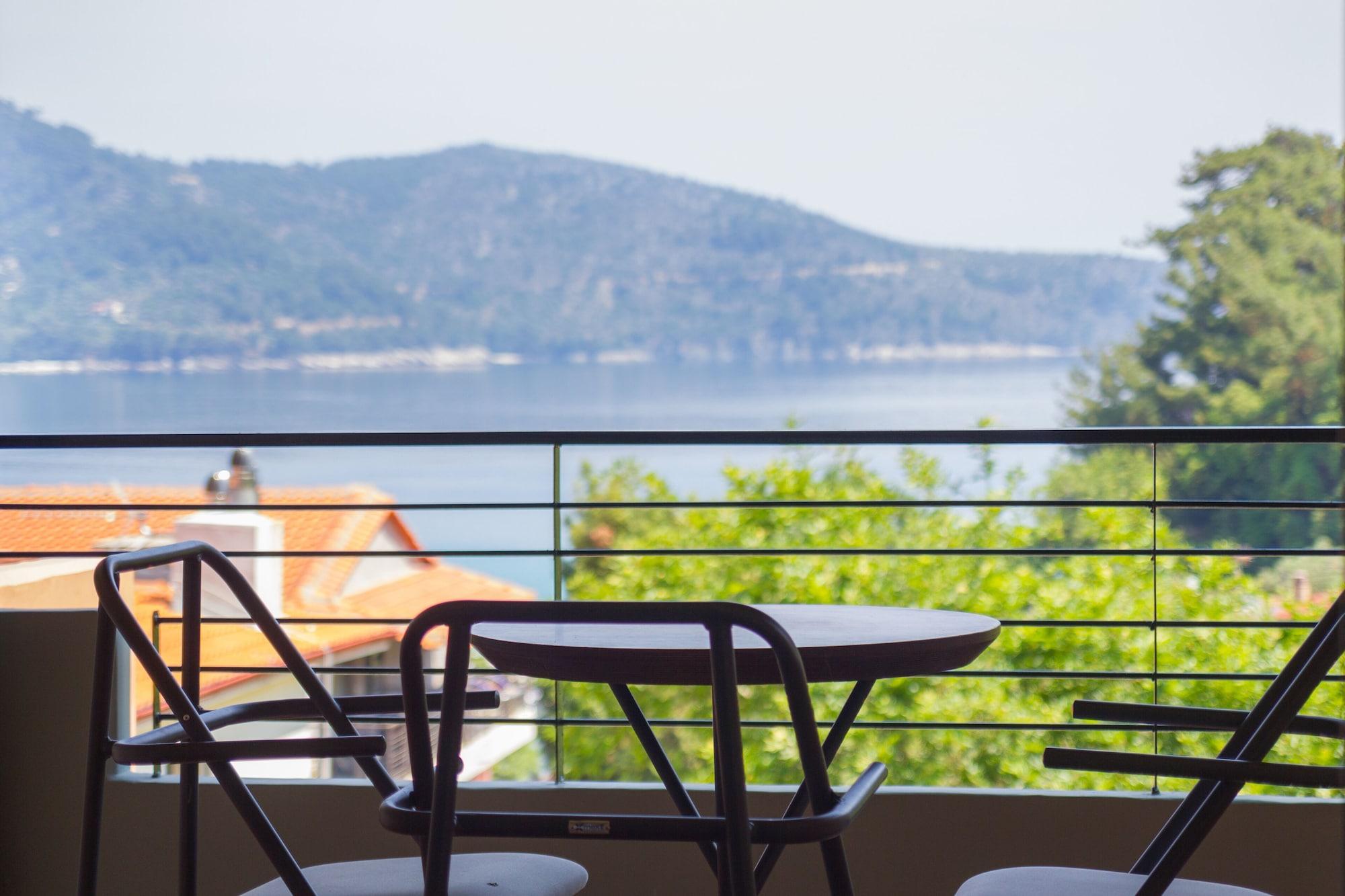 Ntinas Villa With Sea View Skala Potamia  Zewnętrze zdjęcie