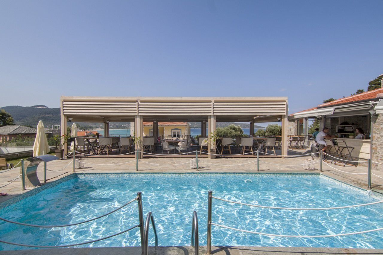 Ntinas Villa With Sea View Skala Potamia  Zewnętrze zdjęcie